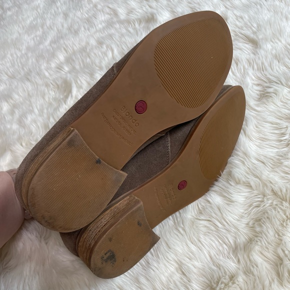 Blondo Taupe Verona Suede Waterproof Booties 8.5M - Picture 8 of 9